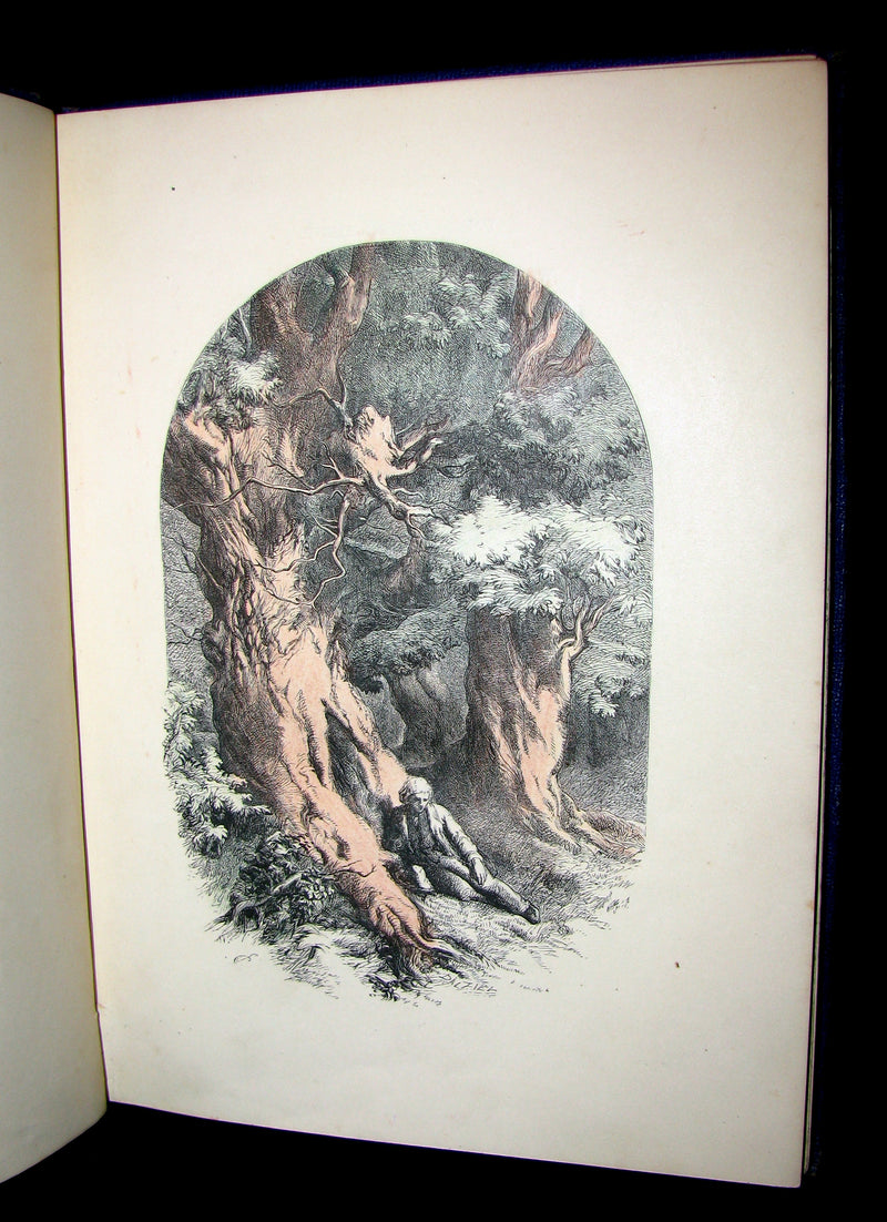 1858 Rare Victorian Book - Voices Of the Night by Henry Wadsworth Longfellow