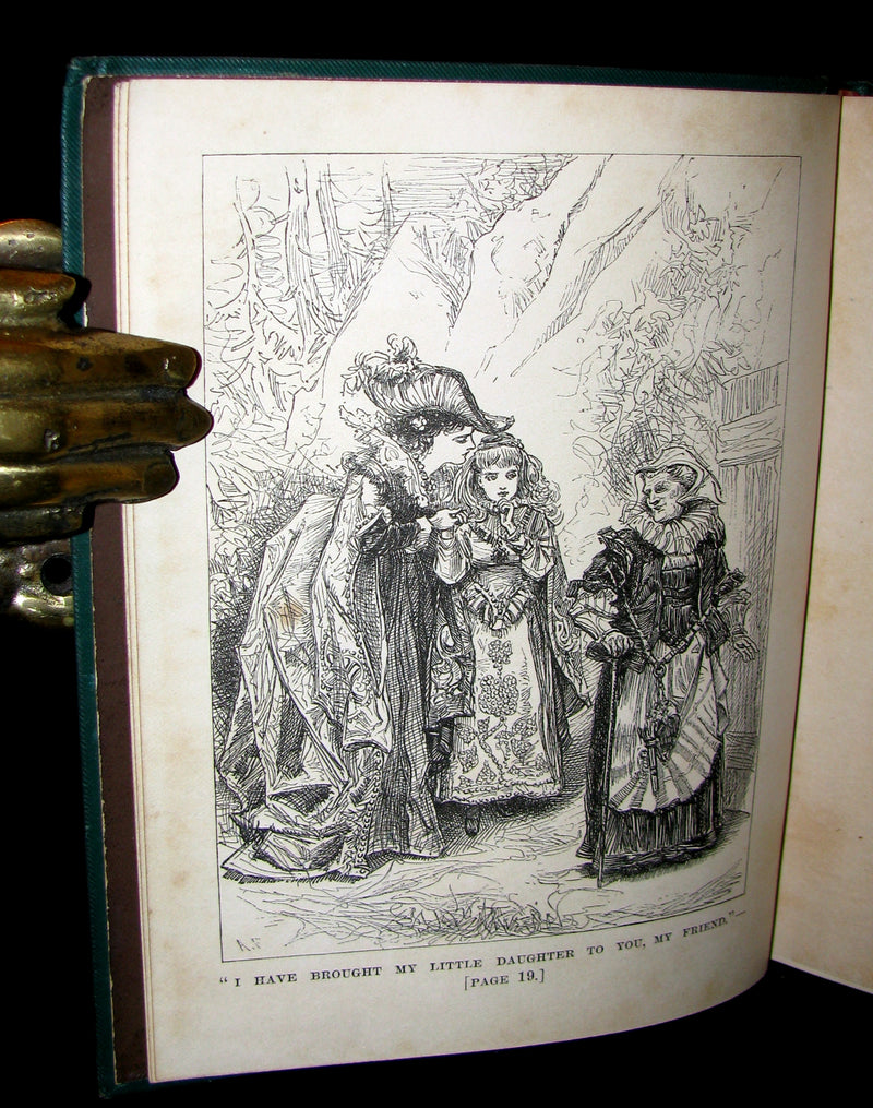 1880 Rare Victorian Book ~ The Princess Idleways a Fairy Story by Mrs. W. J. Hays. Illustrated.