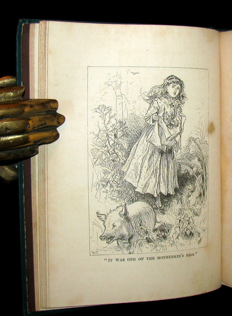 1880 Rare Victorian Book ~ The Princess Idleways a Fairy Story by Mrs. W. J. Hays. Illustrated.