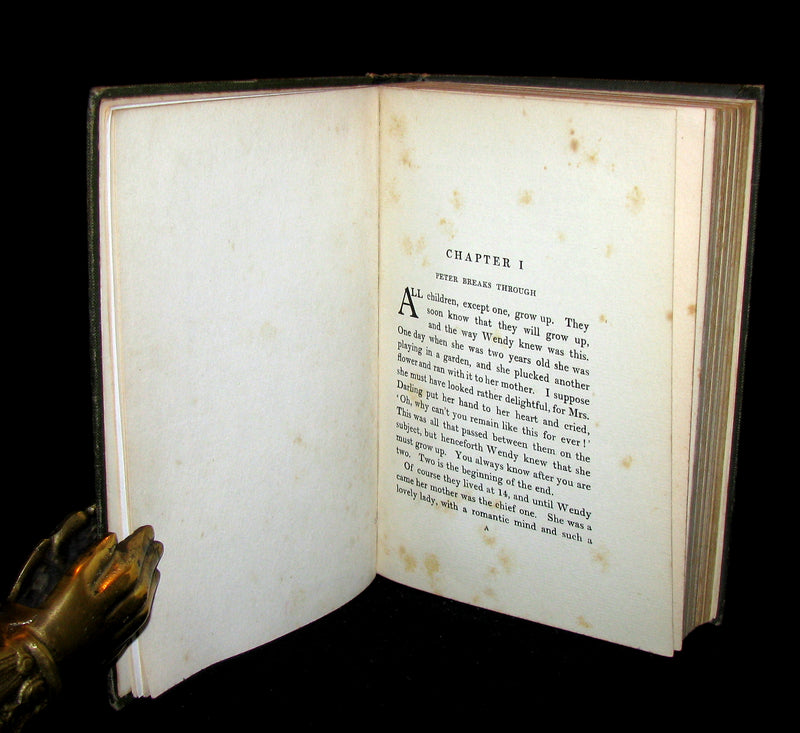 1911 Rare Book  - Peter Pan First UK Edition - Peter and Wendy by James Matthew Barrie