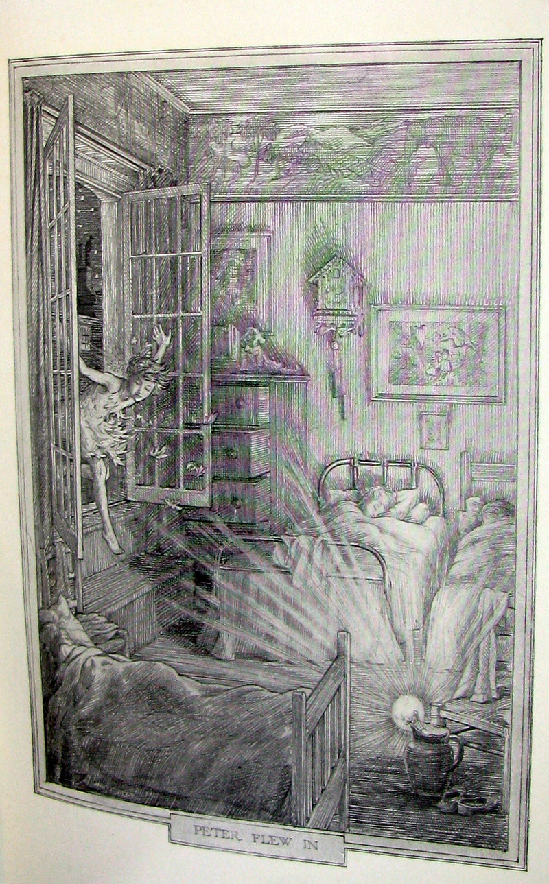 1911 Rare Book  - Peter Pan First UK Edition - Peter and Wendy by James Matthew Barrie