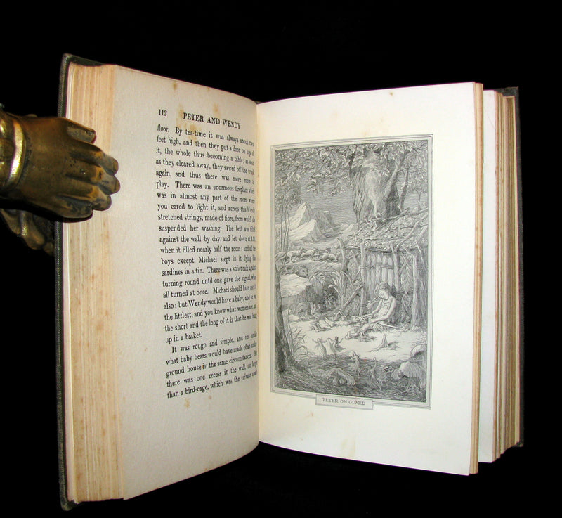 1911 Rare Book  - Peter Pan First UK Edition - Peter and Wendy by James Matthew Barrie