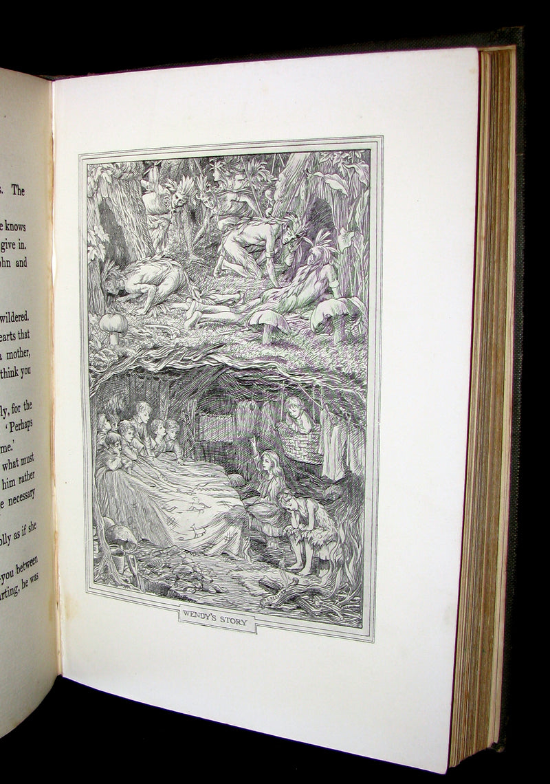 1911 Rare Book  - Peter Pan First UK Edition - Peter and Wendy by James Matthew Barrie