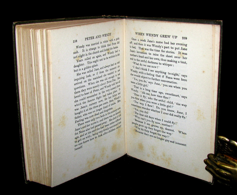 1911 Rare Book  - Peter Pan First UK Edition - Peter and Wendy by James Matthew Barrie