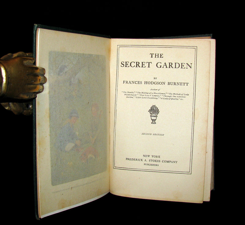 1911 Rare Book - The Secret Garden by Frances Hodgson Burnett. Second Edition.