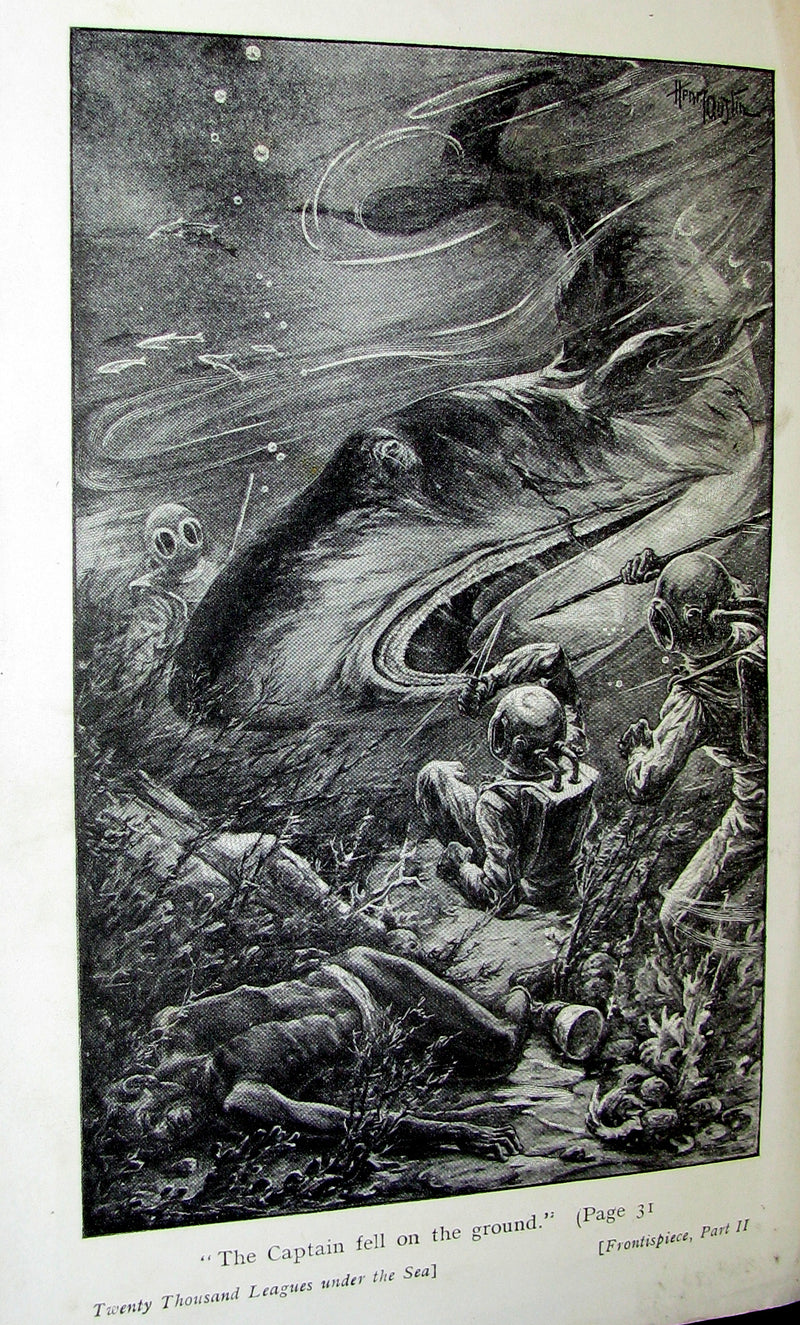 1900 Rare Book - Twenty Thousand Leagues Under the Sea by Jules Verne