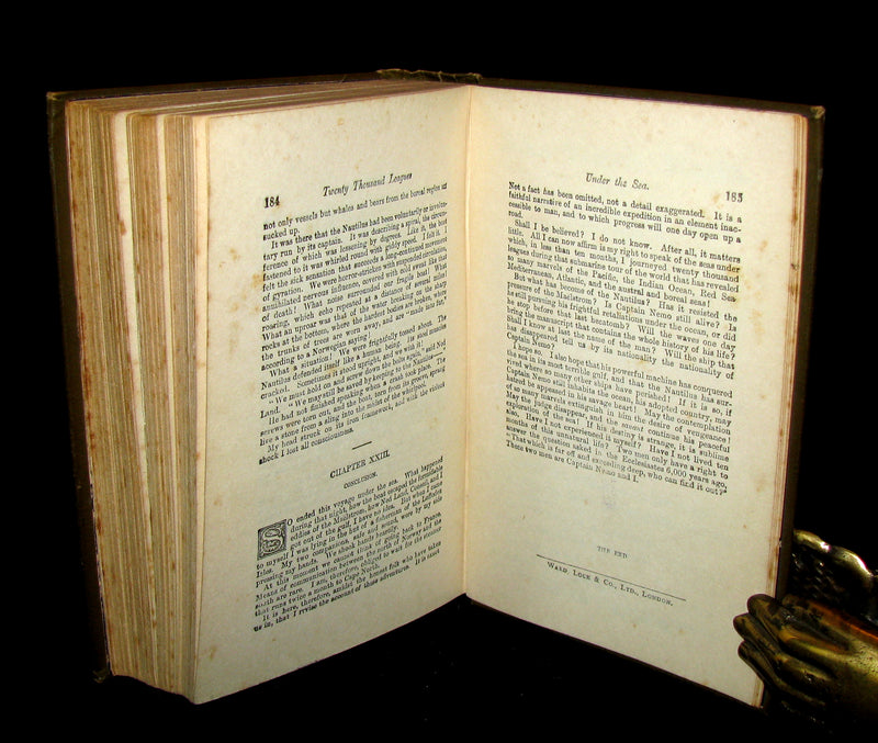 1900 Rare Book - Twenty Thousand Leagues Under the Sea by Jules Verne