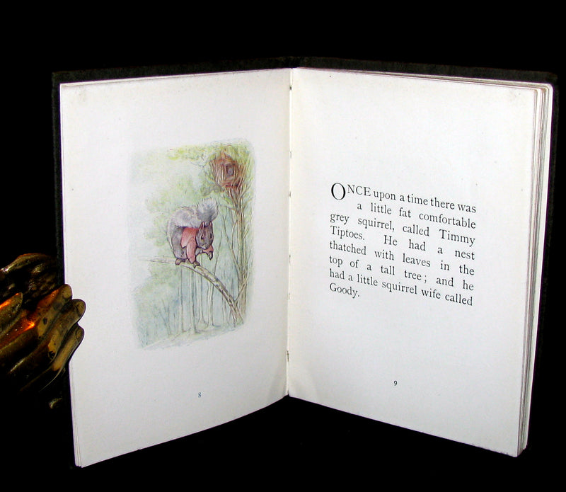 1911 Rare Early American Edition - Beatrix Potter  - THE TALE OF TIMMY TIPTOES