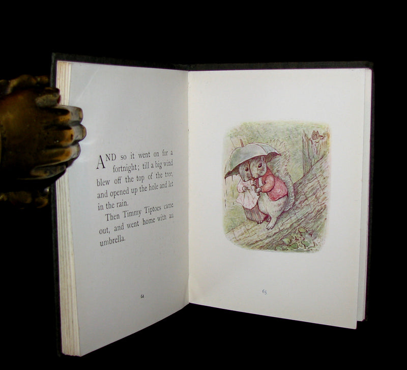 1911 Rare Early American Edition - Beatrix Potter  - THE TALE OF TIMMY TIPTOES