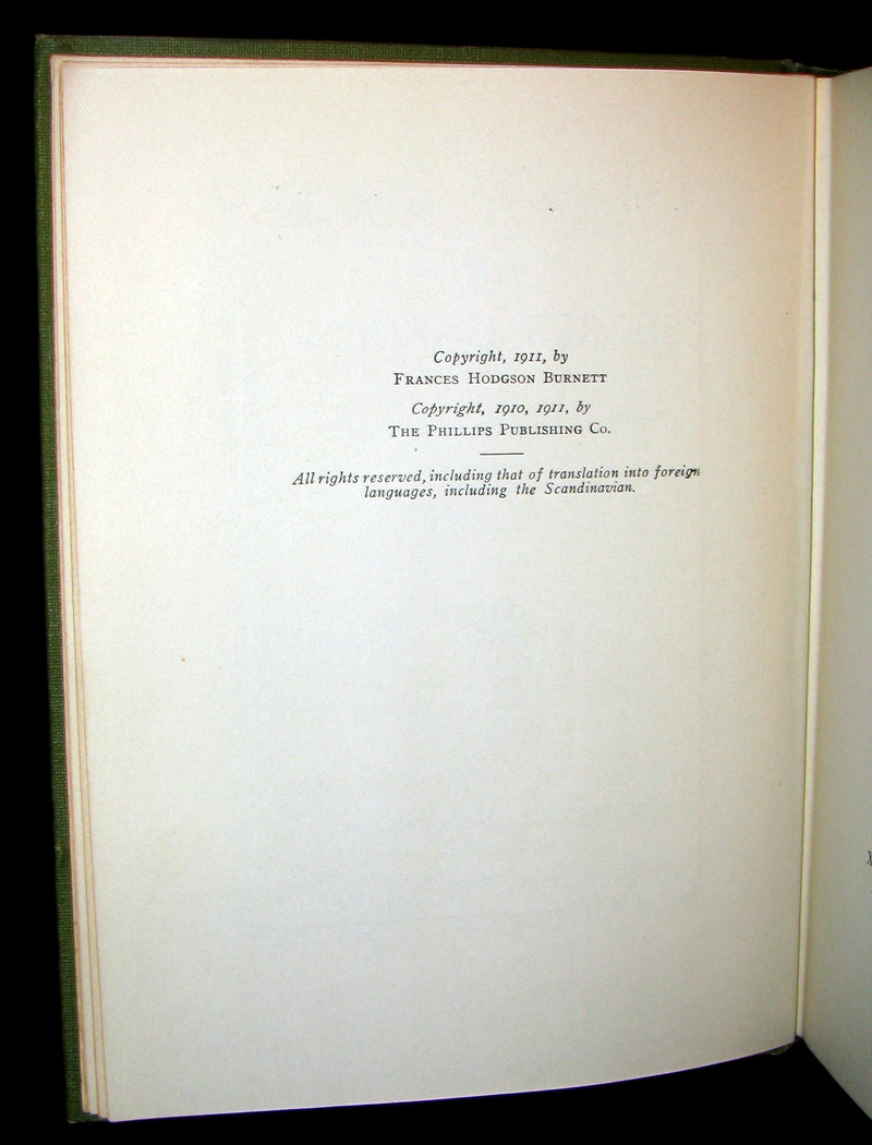 1911 Rare First Edition - The Secret Garden by Frances Hodgson Burnett