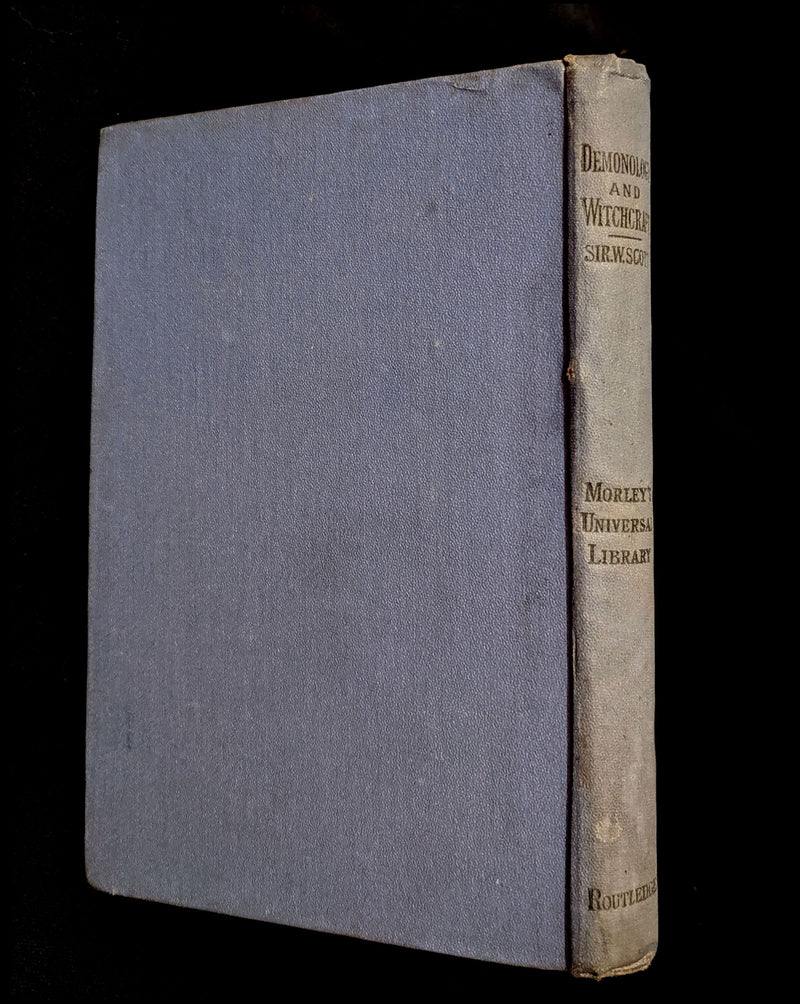 1884 Rare Edition - Demonology & Witchcraft - WITCHES & FAIRIES by Sir Walter Scott.