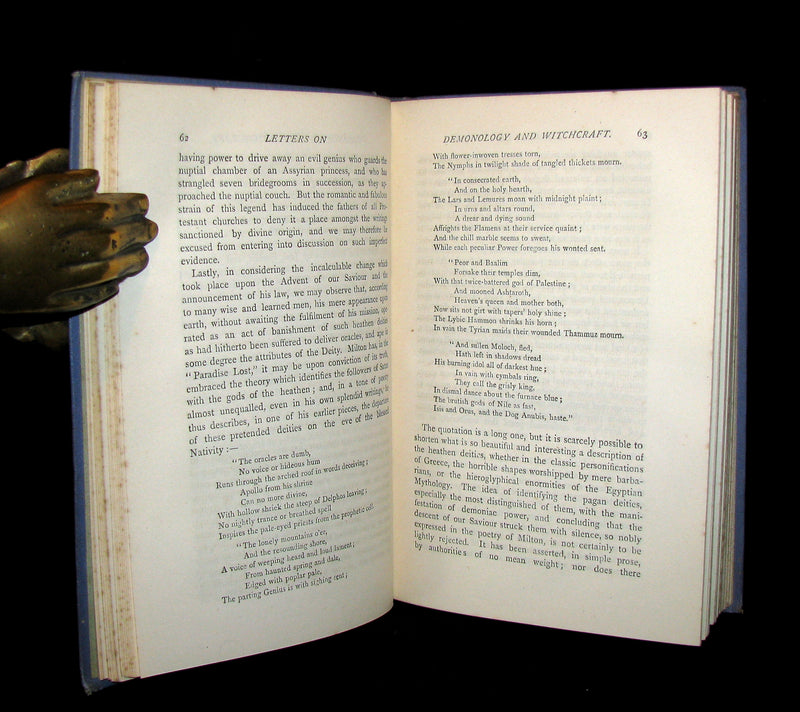 1884 Rare Edition - Demonology & Witchcraft - WITCHES & FAIRIES by Sir Walter Scott.