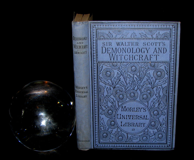 1884 Rare Edition - Demonology & Witchcraft - WITCHES & FAIRIES by Sir Walter Scott.