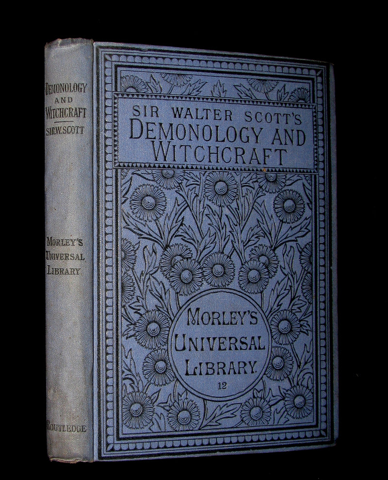 1884 Rare Edition - Demonology & Witchcraft - WITCHES & FAIRIES by Sir Walter Scott.