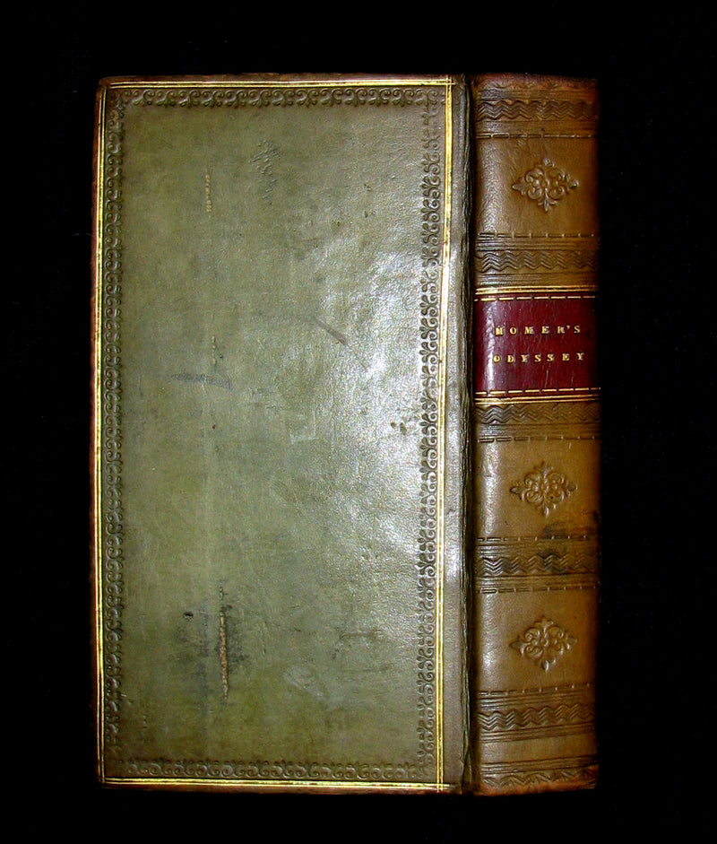 1807 Rare Book - The Odyssey of Homer -to Which is Added The Battle of the Frogs and Mice.