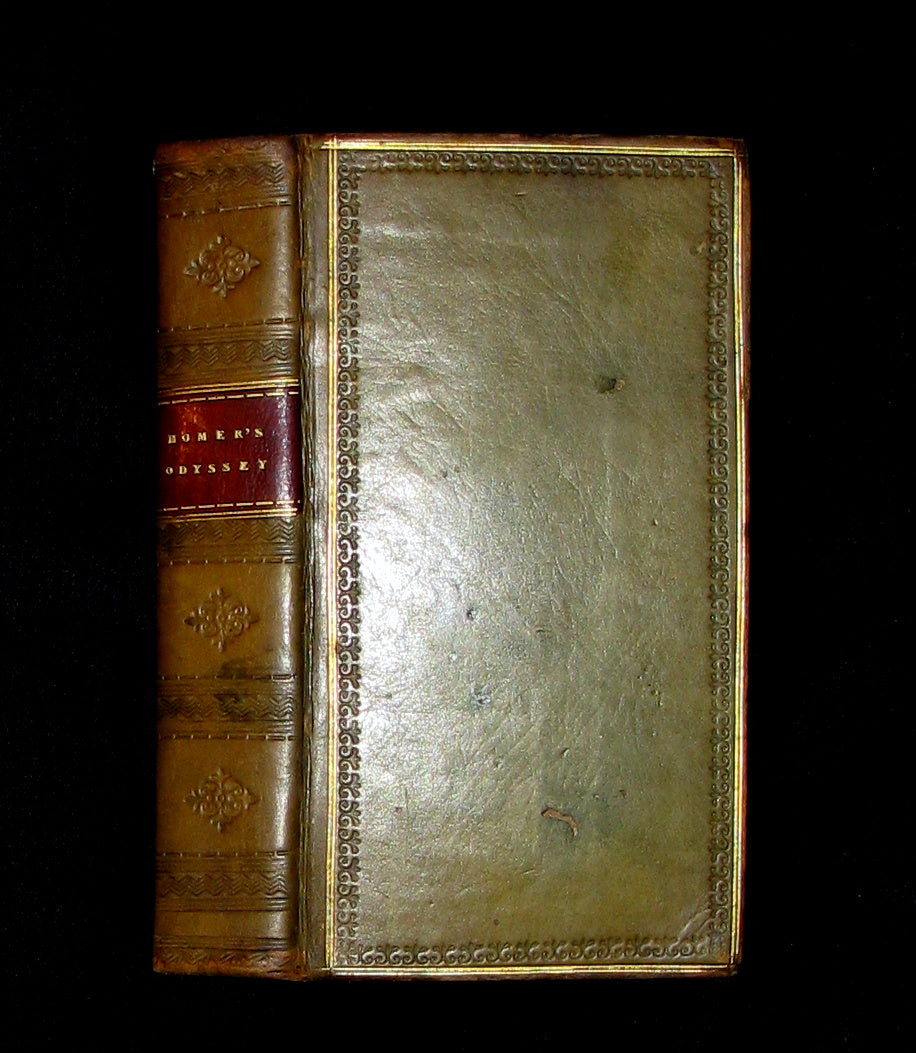 1807 Rare Book - The Odyssey of Homer -to Which is Added The Battle of the Frogs and Mice.