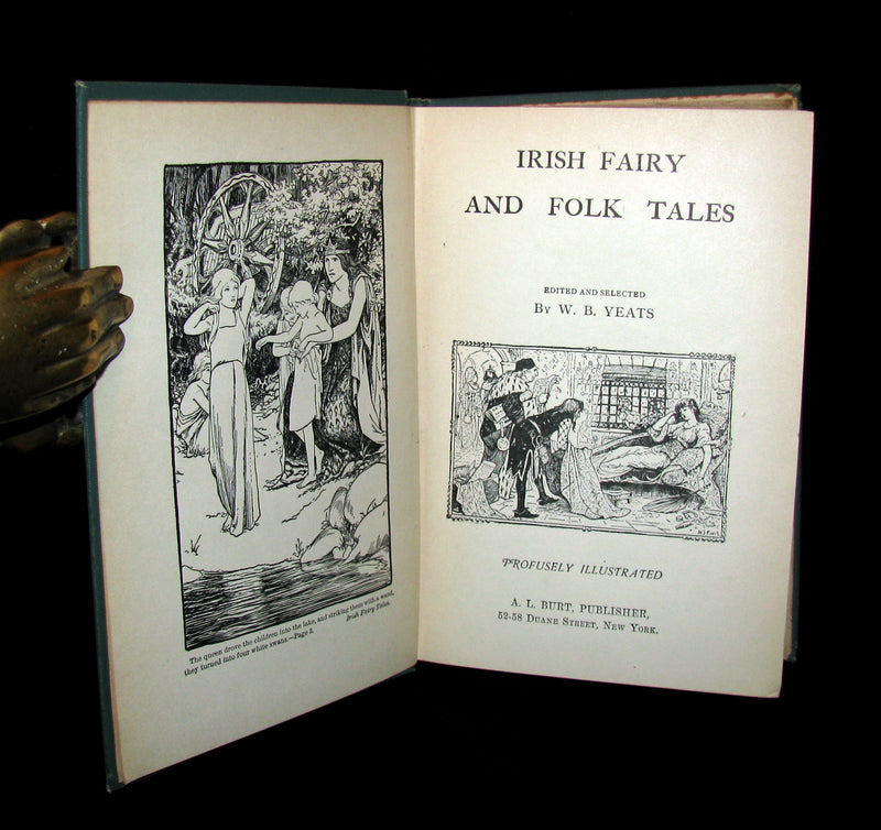 1890 Scarce Victorian Book - Irish Fairy and Folk Tales illustrated by Henry Justice Ford