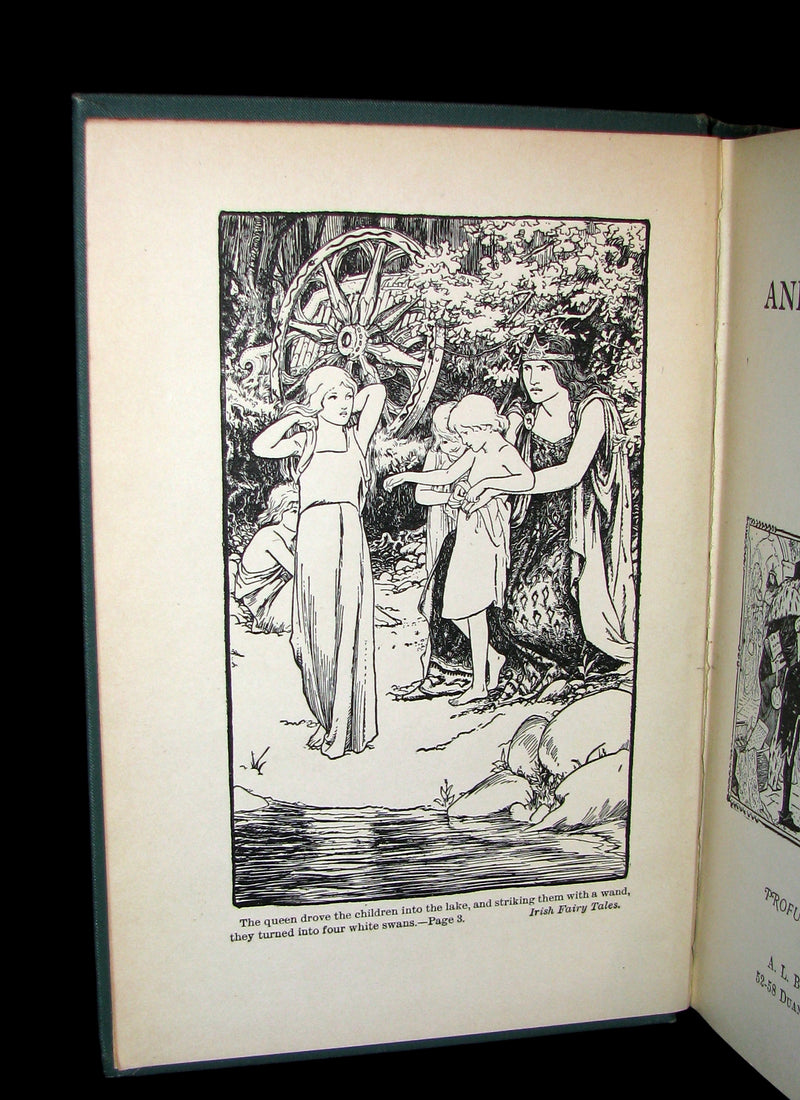 1890 Scarce Victorian Book - Irish Fairy and Folk Tales illustrated by Henry Justice Ford