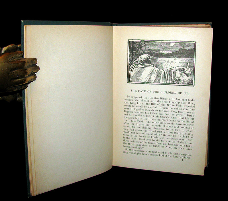 1890 Scarce Victorian Book - Irish Fairy and Folk Tales illustrated by Henry Justice Ford