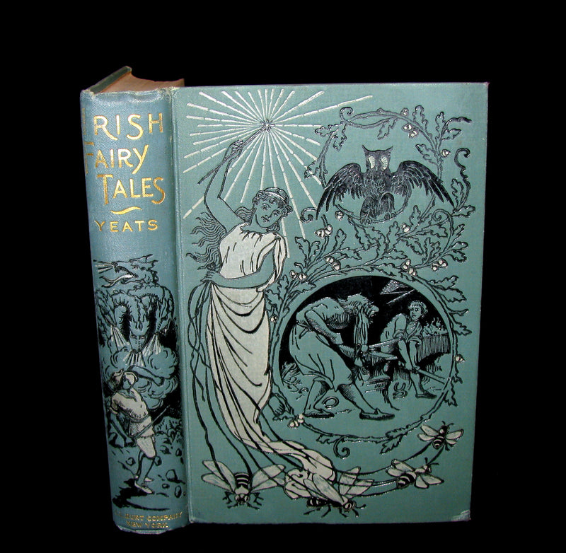 1890 Scarce Victorian Book - Irish Fairy and Folk Tales illustrated by Henry Justice Ford