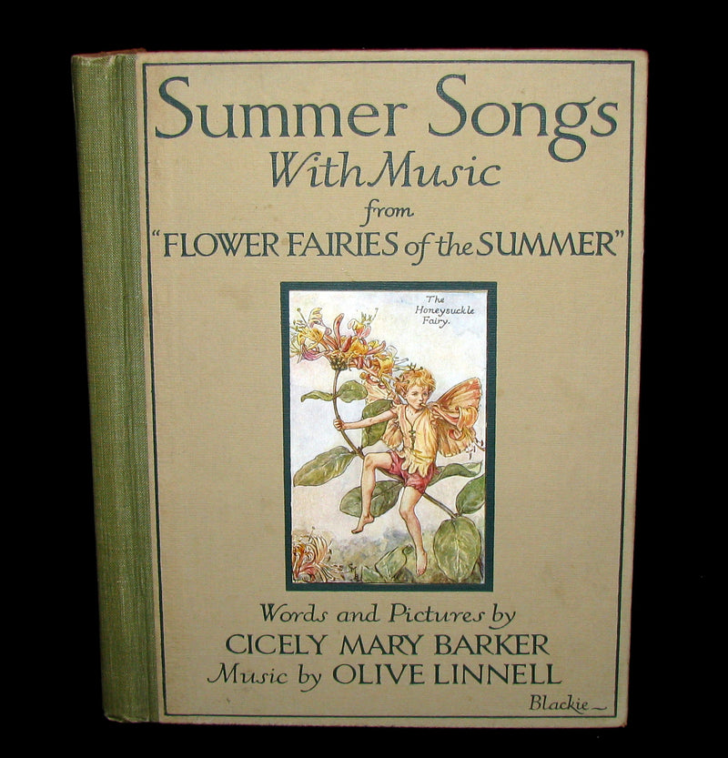 1927 First Edition - Cicely Mary Barker - Summer Songs with Music from "Flower Fairies of the Summer"