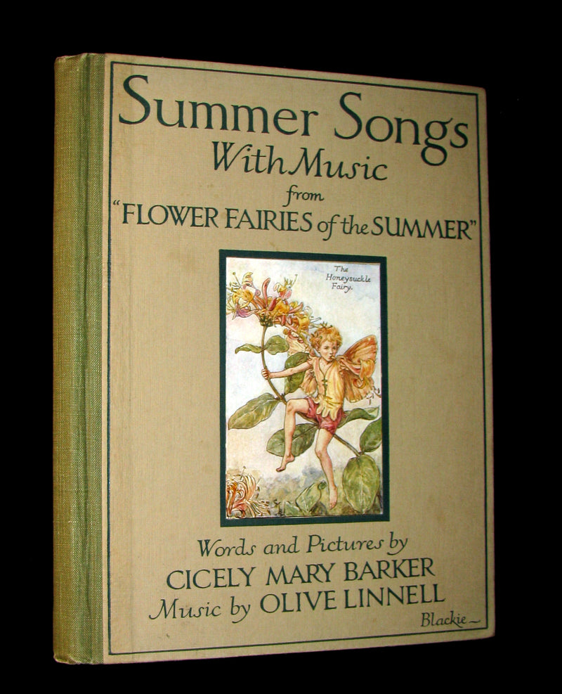 1927 First Edition - Cicely Mary Barker - Summer Songs with Music from "Flower Fairies of the Summer"