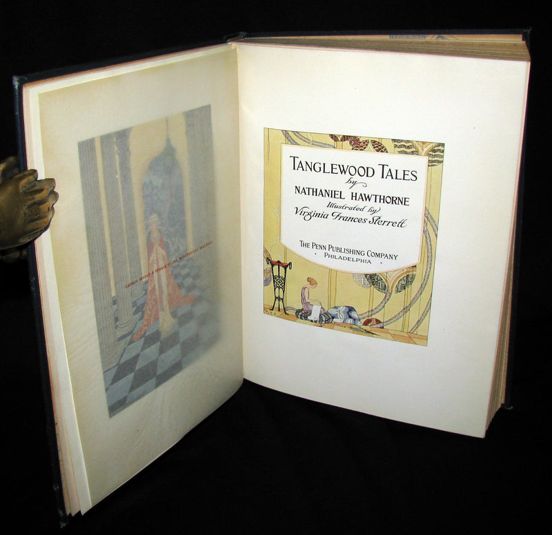 1921 - Tanglewood Tales by Nathaniel Hawthorne illustrated by Virginia Frances Sterrett