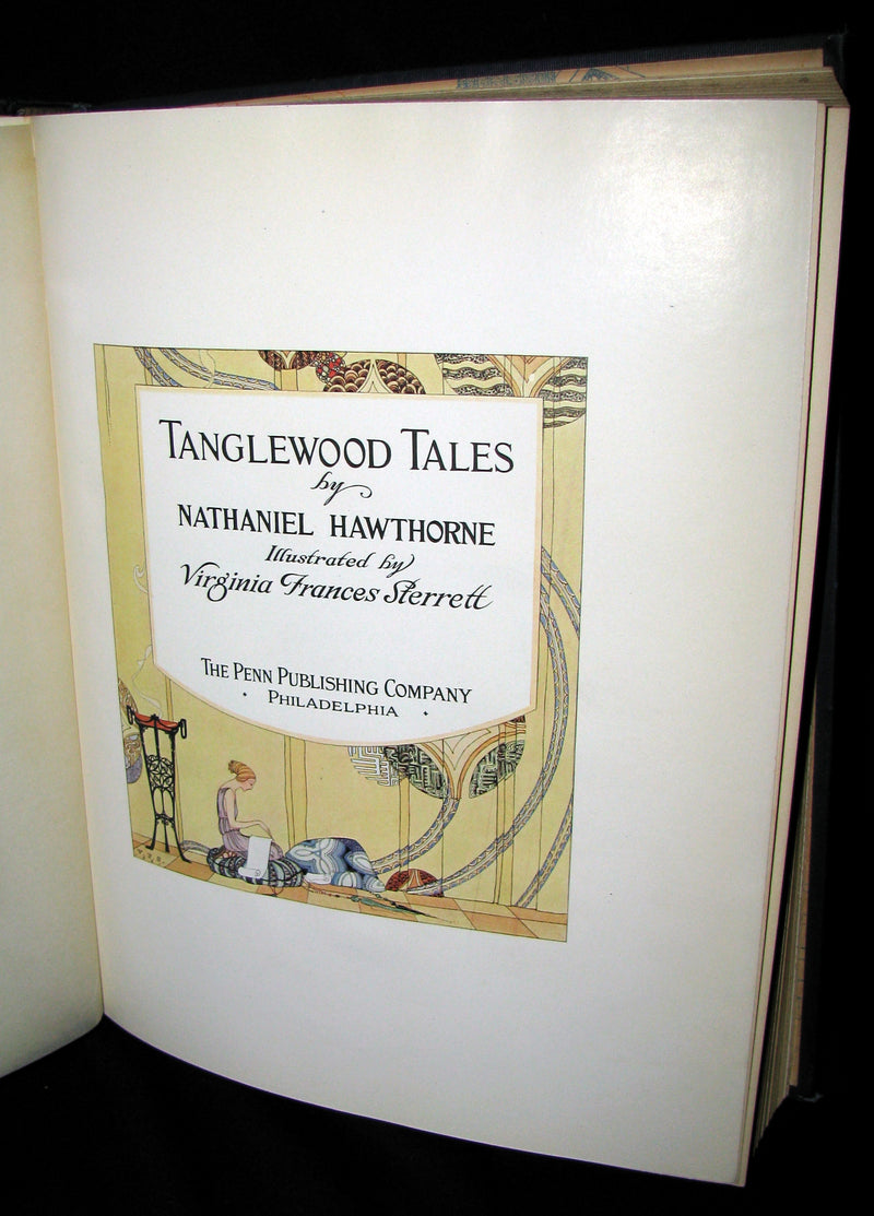 1921 - Tanglewood Tales by Nathaniel Hawthorne illustrated by Virginia Frances Sterrett