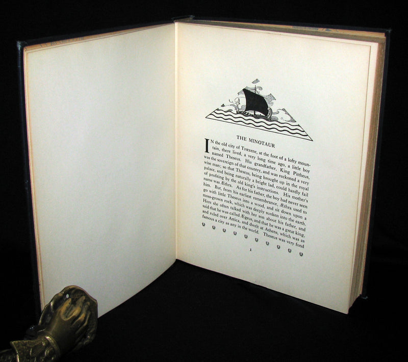 1921 - Tanglewood Tales by Nathaniel Hawthorne illustrated by Virginia Frances Sterrett