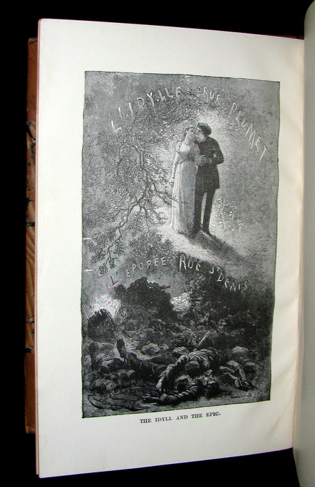 1888 Rare Victorian Book set - Victor Hugo Works - Notre-Dame, Les Miserables, etc.