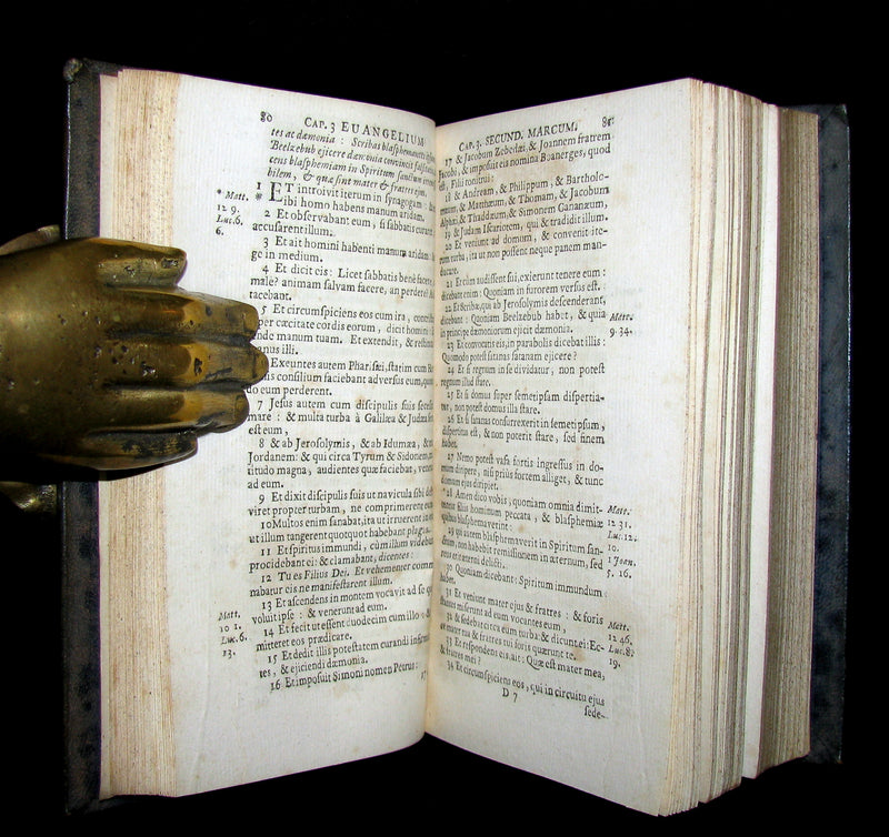 1696 Rare Latin Book - Novum Jesu Christi Testamentum - New Testament