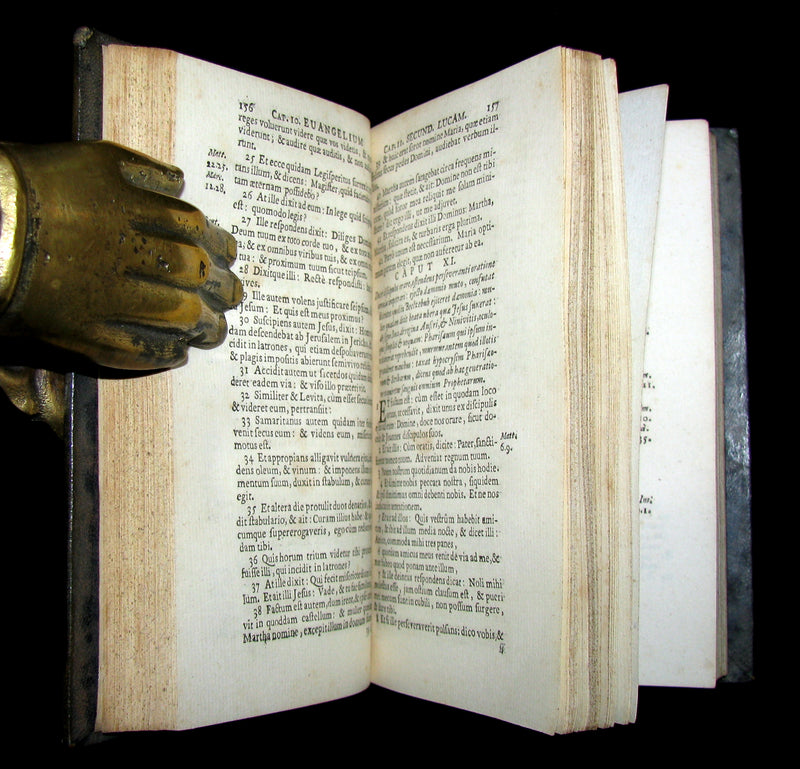 1696 Rare Latin Book - Novum Jesu Christi Testamentum - New Testament