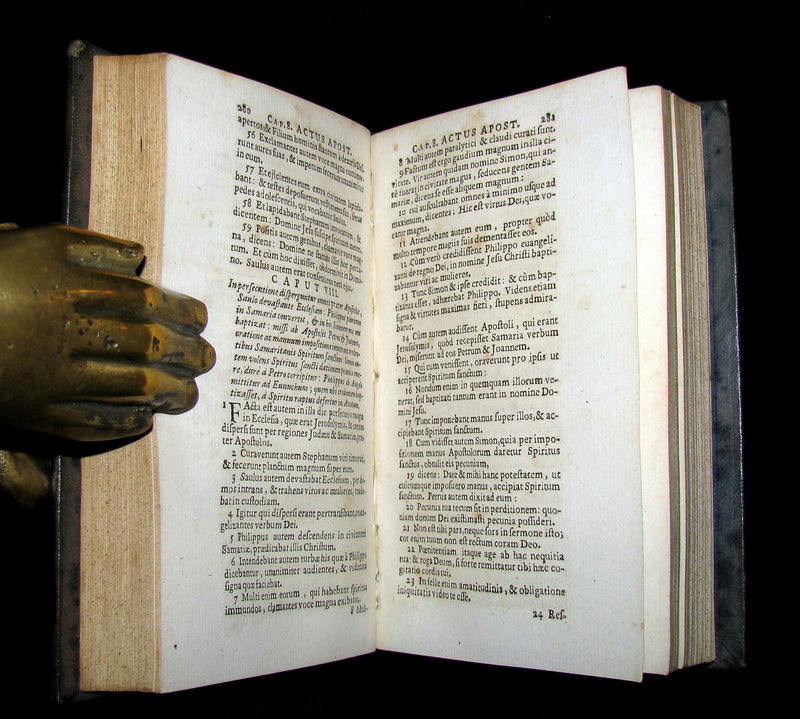 1696 Rare Latin Book - Novum Jesu Christi Testamentum - New Testament