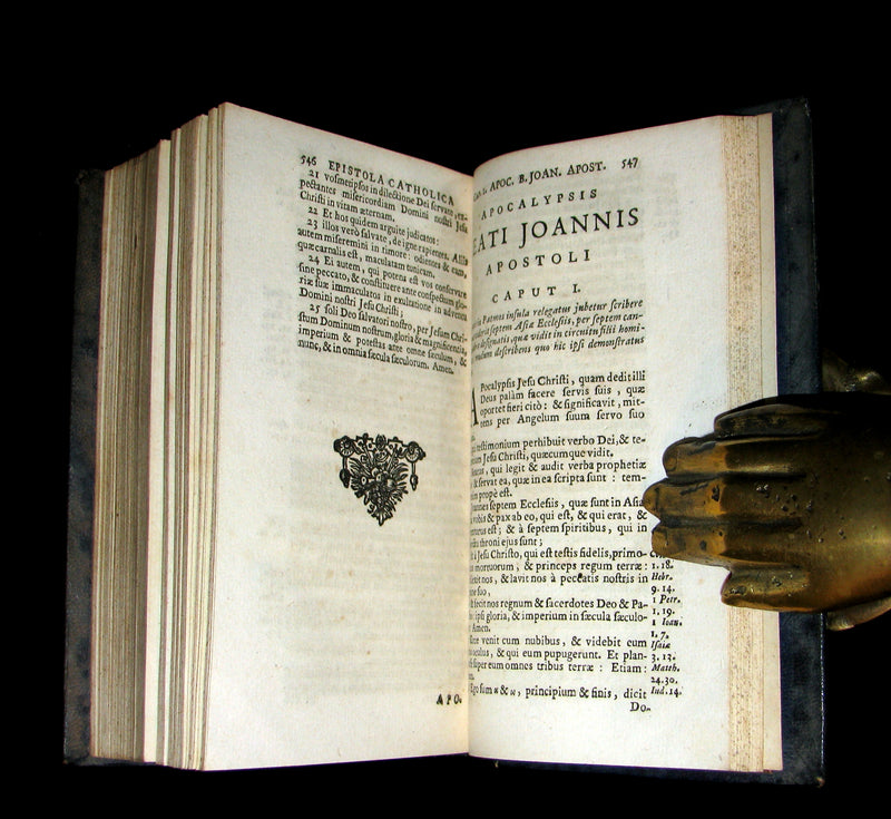 1696 Rare Latin Book - Novum Jesu Christi Testamentum - New Testament