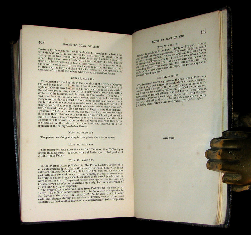 1858 Rare Victorian Book - JOAN OF ARC and Minor Poems, Ballads by Robert Southey