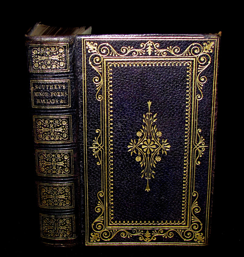 1858 Rare Victorian Book - JOAN OF ARC and Minor Poems, Ballads by Robert Southey