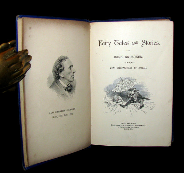 1895 Rare Victorian Book -  Hans Christian Andersen's FAIRY TALES and Stories illustrated