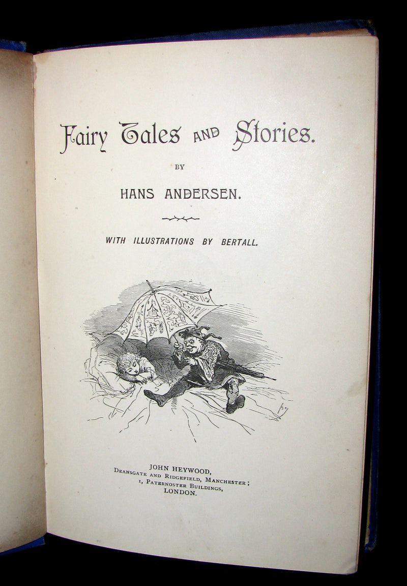 1895 Rare Victorian Book -  Hans Christian Andersen's FAIRY TALES and Stories illustrated