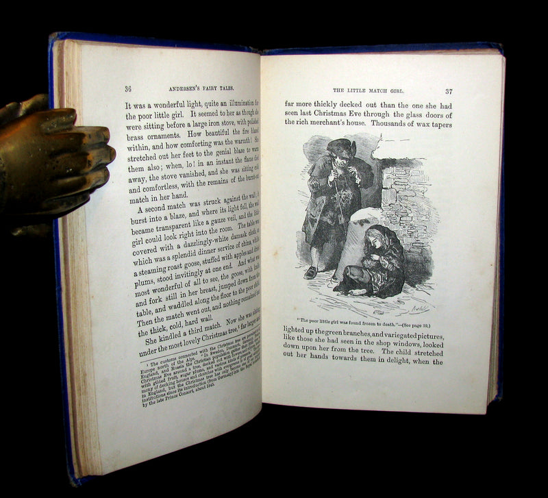 1895 Rare Victorian Book -  Hans Christian Andersen's FAIRY TALES and Stories illustrated