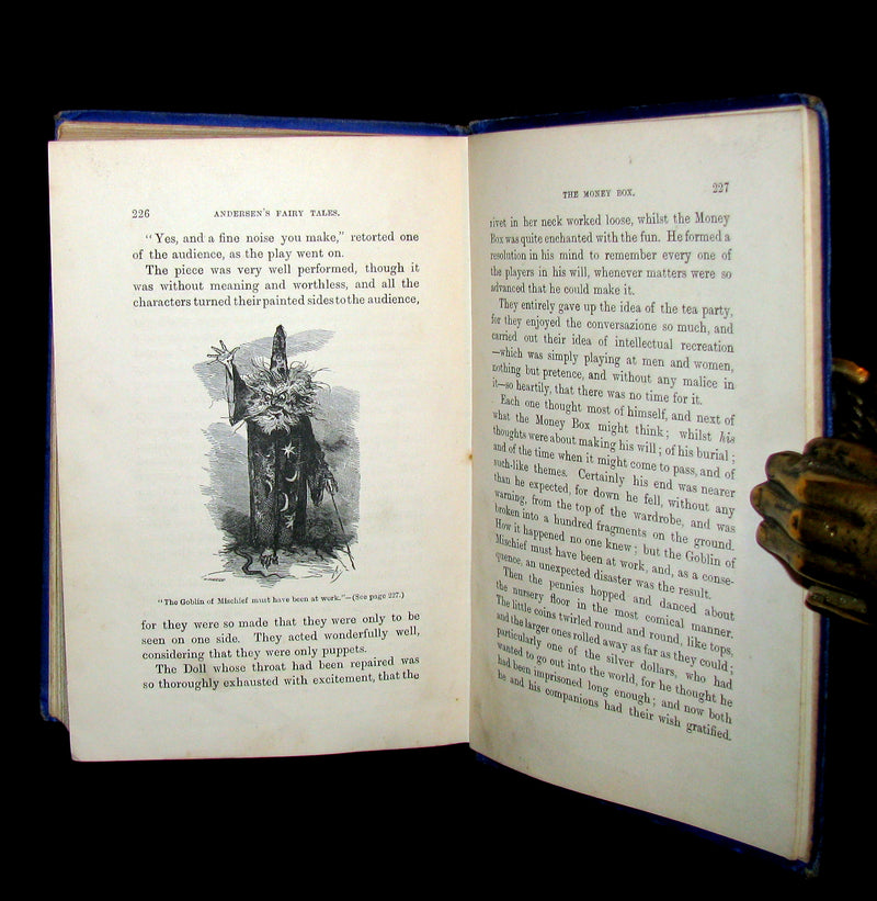 1895 Rare Victorian Book -  Hans Christian Andersen's FAIRY TALES and Stories illustrated