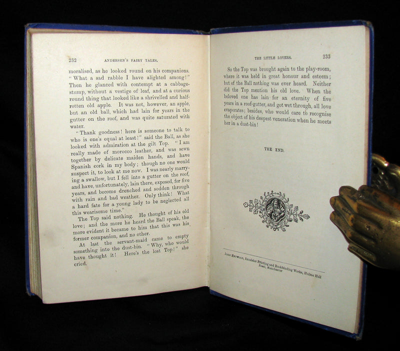 1895 Rare Victorian Book -  Hans Christian Andersen's FAIRY TALES and Stories illustrated