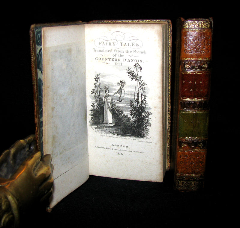 1817 Scarce Book set - FAIRY TALES and Novels by the Countess d'ANOIS.
