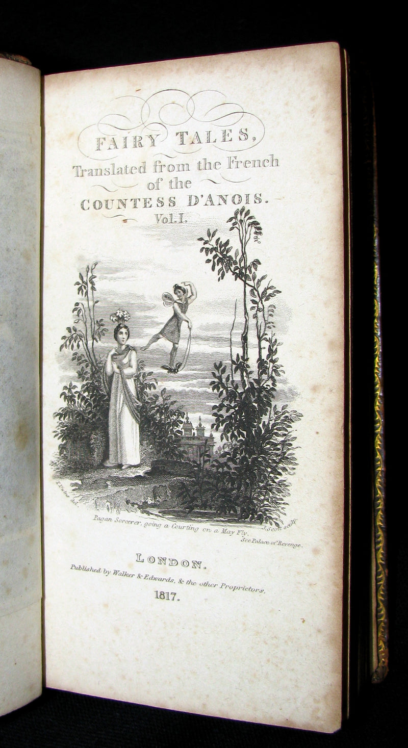 1817 Scarce Book set - FAIRY TALES and Novels by the Countess d'ANOIS.