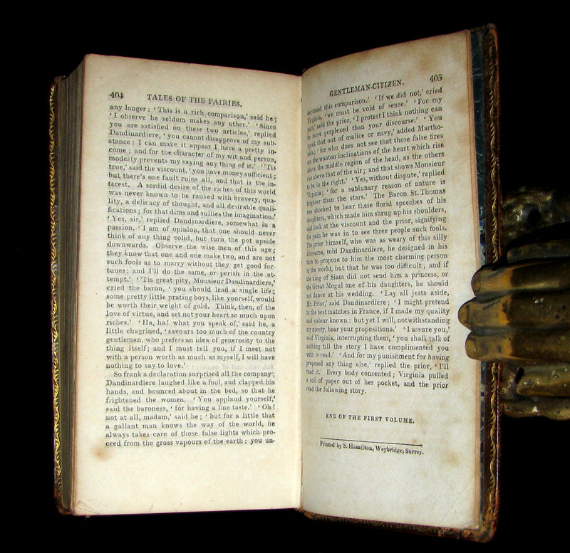 1817 Scarce Book set - FAIRY TALES and Novels by the Countess d'ANOIS.