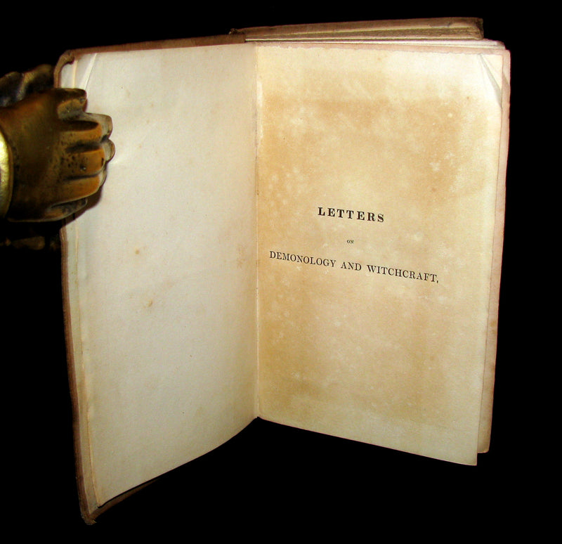 1831 Rare in Original Binding - Letters on Demonology & Witchcraft - WITCHES & FAIRIES.