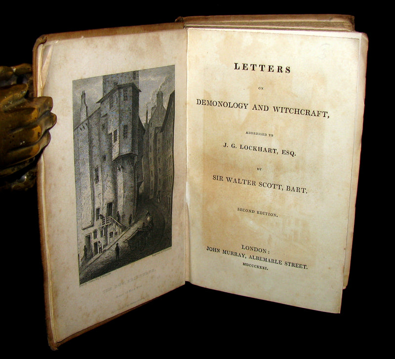 1831 Rare in Original Binding - Letters on Demonology & Witchcraft - WITCHES & FAIRIES.