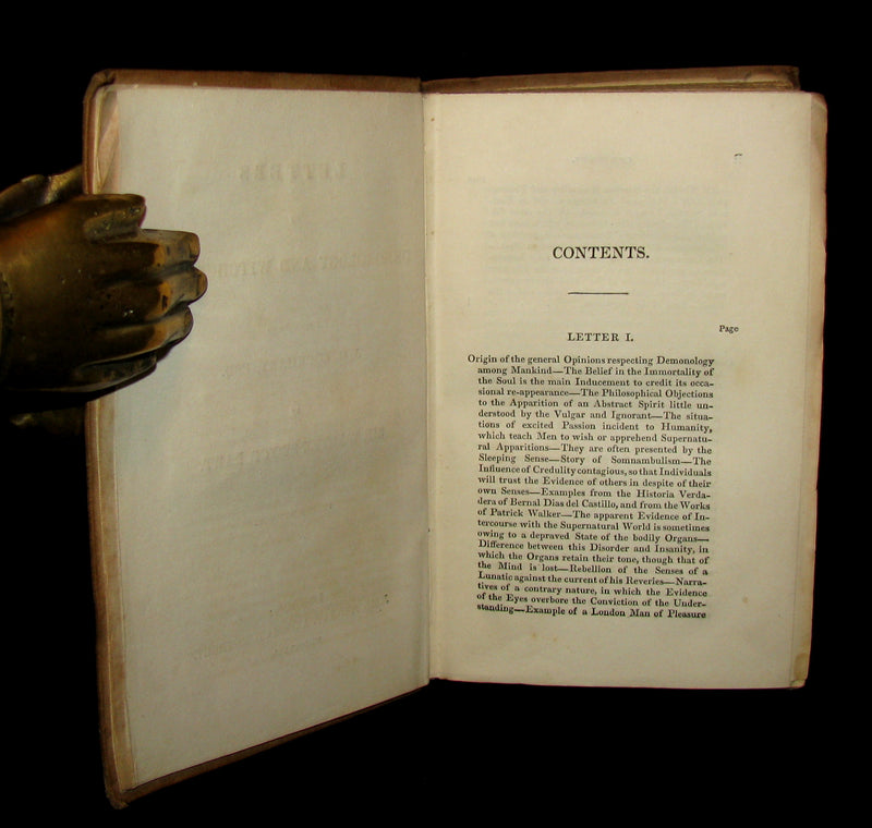 1831 Rare in Original Binding - Letters on Demonology & Witchcraft - WITCHES & FAIRIES.