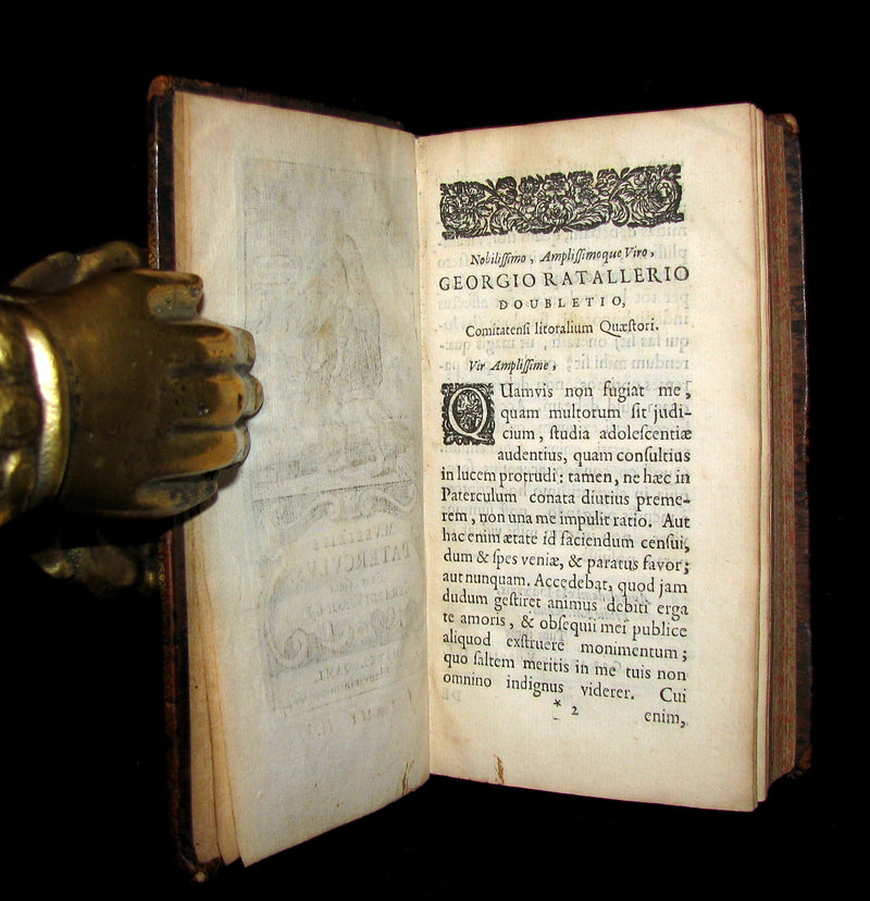 1664 Rare Latin Book - ROMAN HISTORY -  Historiae Romanae by Marcus Velleius Paterculus