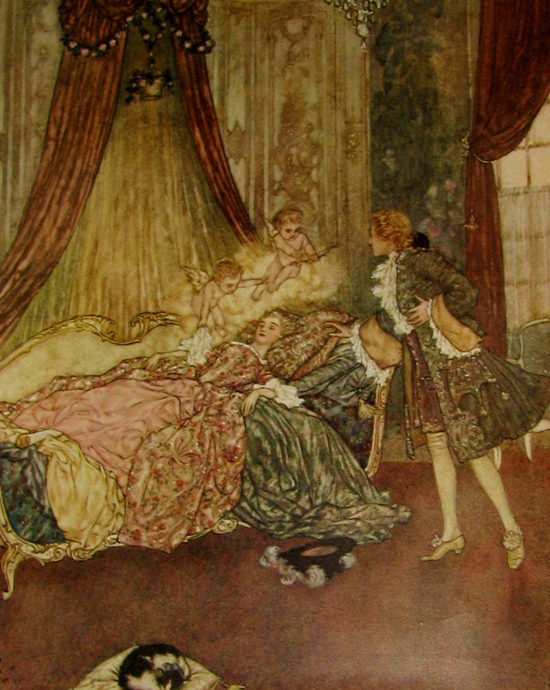 1910 Rare Book - EDMUND DULAC'S SLEEPING BEAUTY and Other Fairy Tales.