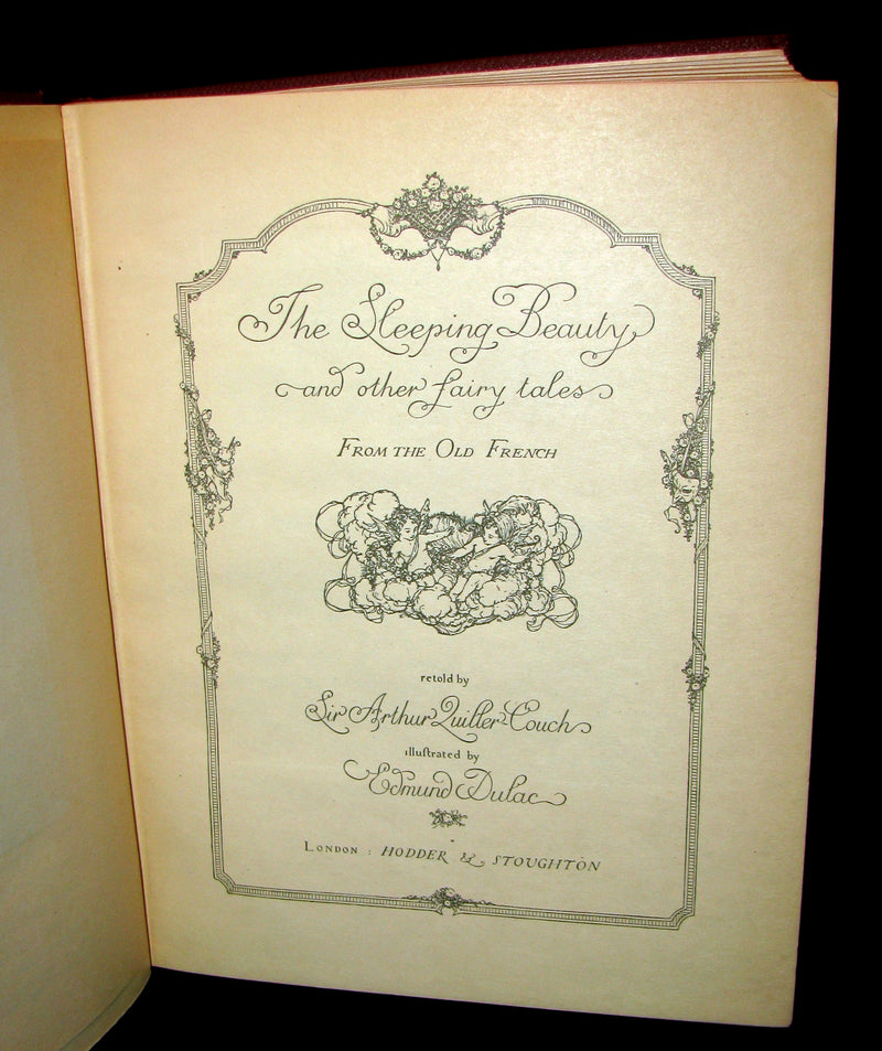 1910 Rare Book - EDMUND DULAC'S SLEEPING BEAUTY and Other Fairy Tales.